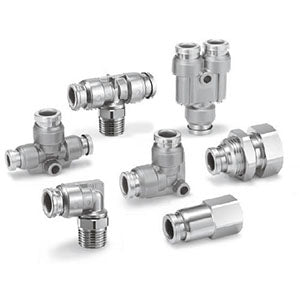 KQB2T08-00-F Fitting, Nickel Plated Brass