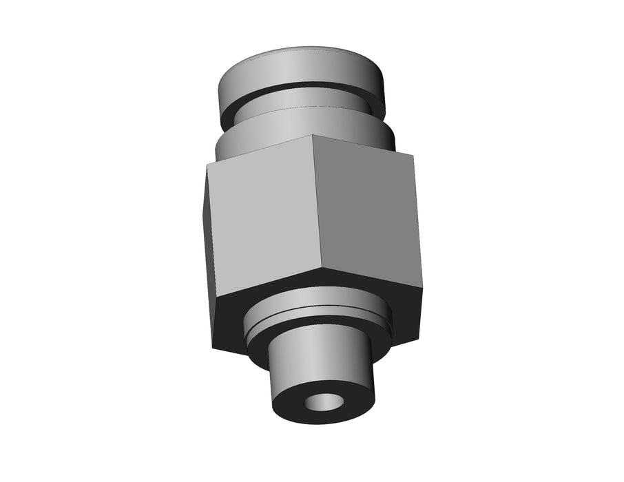 KQG2H04-M5 FITTING, METAL ONE TOUCH, SS