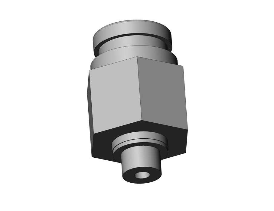 KQG2H06-M5 FITTING, METAL ONE TOUCH, SS