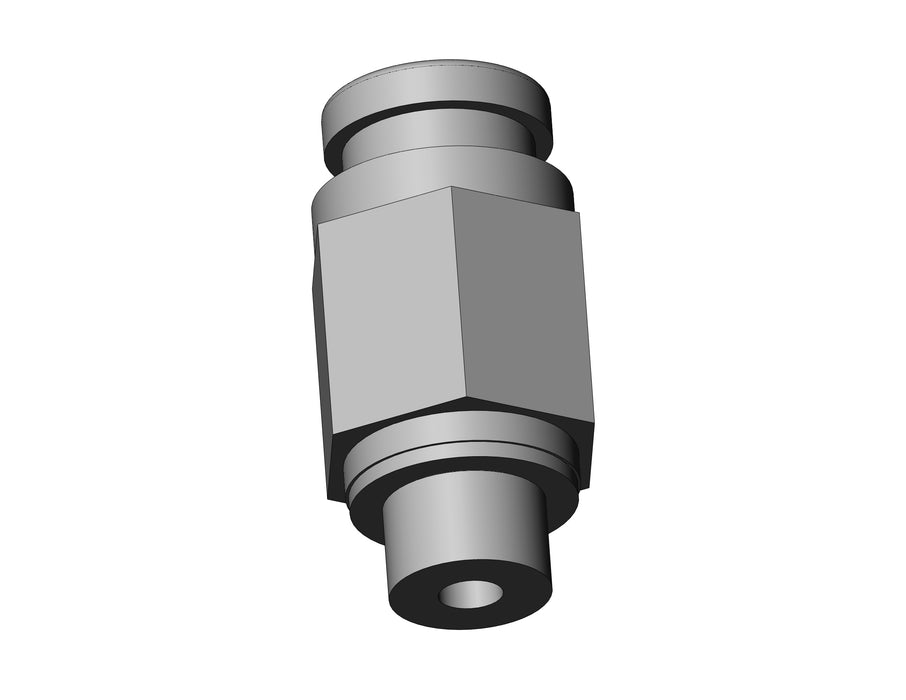 KQG2H23-M5 FITTING, METAL ONE TOUCH, SS