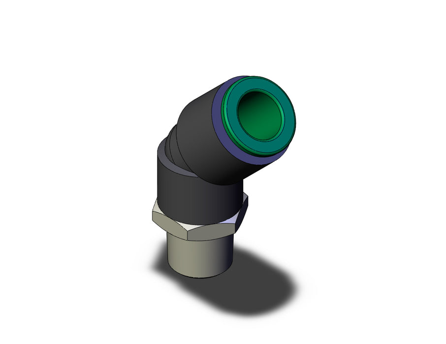 KRK10-02S Fitting, 45 Deg. Male Elbow
