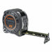 Crescent Tools Shockforce Night Eye Dual-Sided Tape Measure, 25 ft x 1-3/16 in, SAE, Black Hi-Viz Green Markings Blade