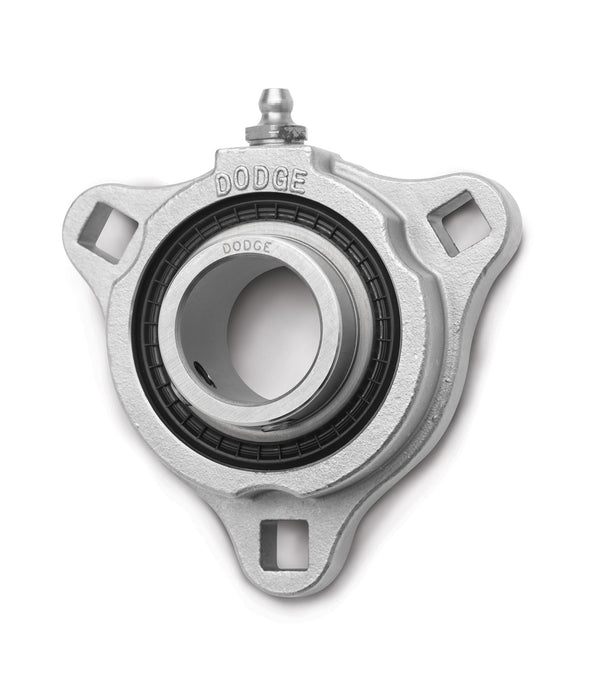 LF-SCEZ-100-SHSS MOD Set Screw Ultra Kleen 3-Bolt Light Duty Flange Bearing