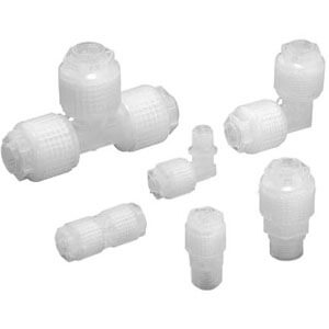 LQ1H49-FN-1 FITTING, TEE, FLUOROPOLYMER