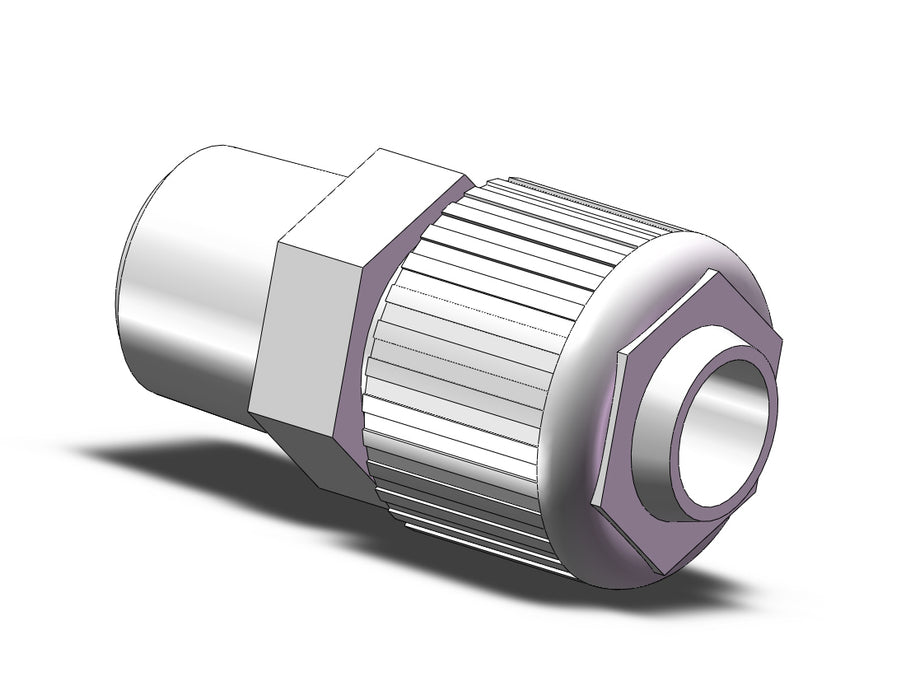 LQHB08 CONNECTOR, BORE THROUGH