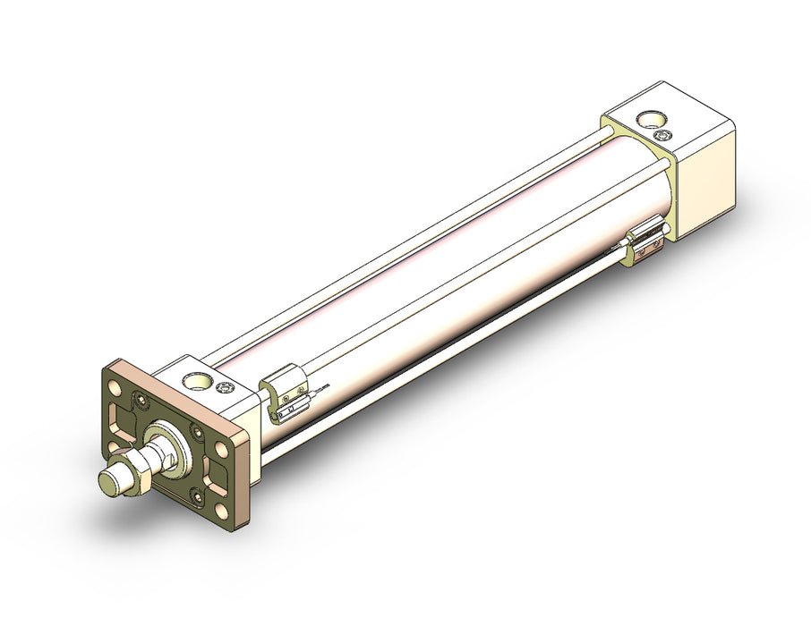 MDBBF40-250-HN-M9BL Cylinder, MB, Tie Rod, With End Lock