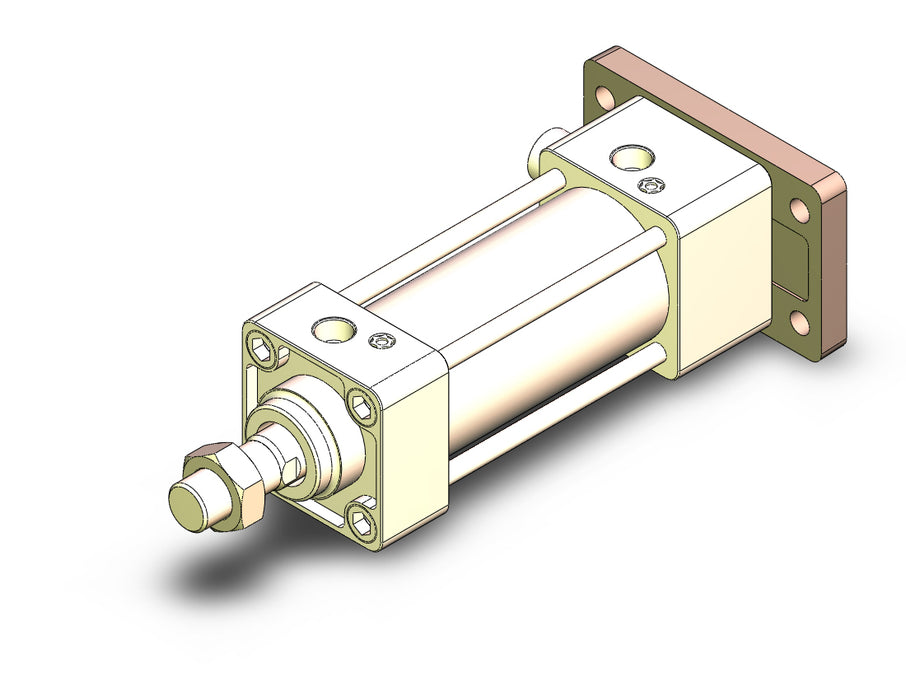 MDBBG50-75-HL Cylinder, MB, Tie Rod, With End Lock