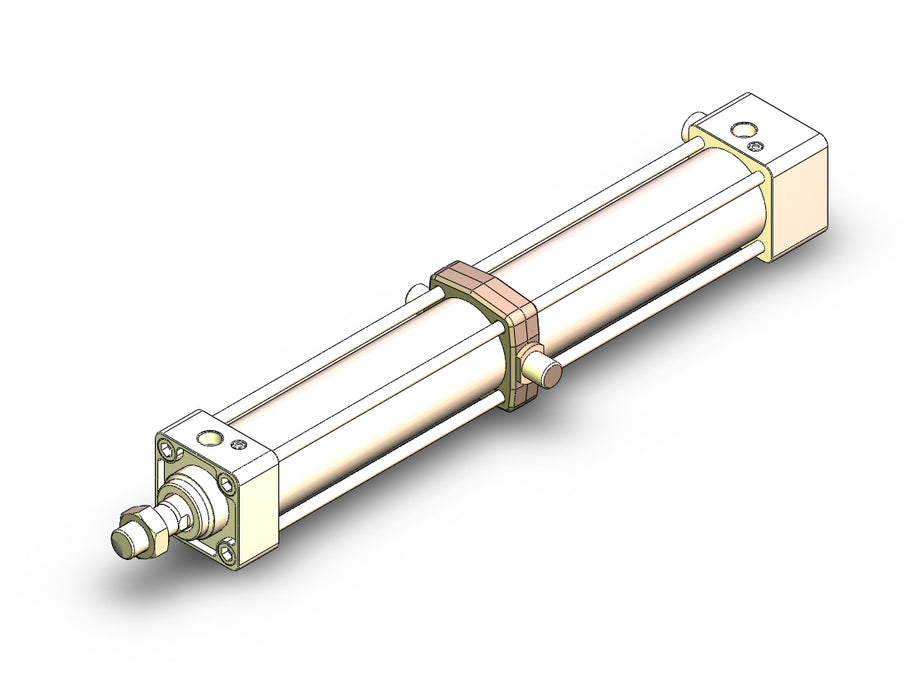MDBBT50-350-HL Cylinder, MB, Tie Rod, With End Lock