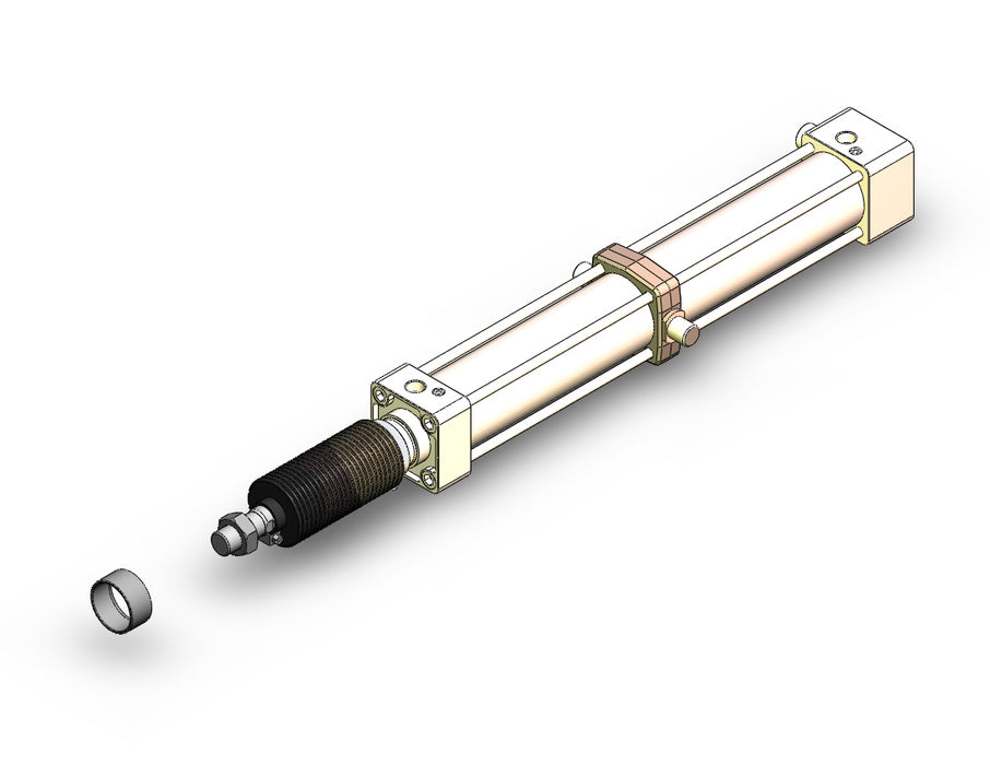 MDBBT50-350J-HL CYL, TIE ROD, END LOCK, BOOT