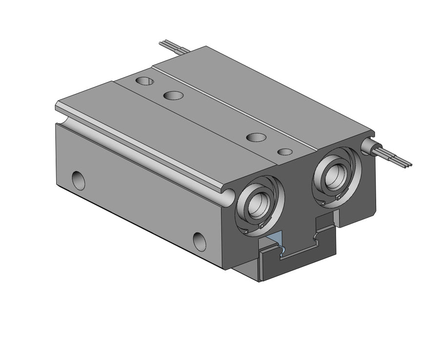 MHF2-12D-M9N Cylinder, MHF2, Low Profile Air Gripper
