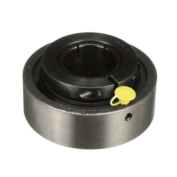 Sealmaster MSC-27T Mounted Ball Bearings, Black Oxide Bearing, Cylindrical Cartridge Bearing, 1-11/16" Diameter, Cast Iron Housing, Concentric Locking, Felt Labyrinth Seal, Wide Inner Race