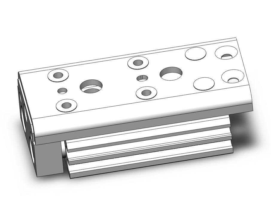 MXQ8C-10Z Cylinder, Slide Table