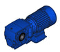 Nord N5311-10C-CT 0.75 HP, 27.21:1 ratio, 1.25" bore Helical-Worm Gearmotor without Cover or Torque Arm - Power Motion