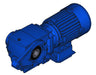 Nord N5311-7A 0.75 HP, 14.72:1 ratio, 1.25" bore Helical-Worm Gearmotor - Power Motion
