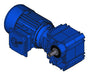 Nord N5316-2 0.33 HP, 36:1 ratio, 3/4" shaft Helical-Worm Gearmotor - Power Motion