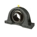 Sealmaster NP-20 HT Mounted Ball Bearings, Black Oxide Bearing, Pillow Block Bearings, 1-1/4" Diameter, Cast Iron Housing, Set Screw Locking, Nomex Seal, High Temperature Seal, High Temperature Grease, Wide Inner Race