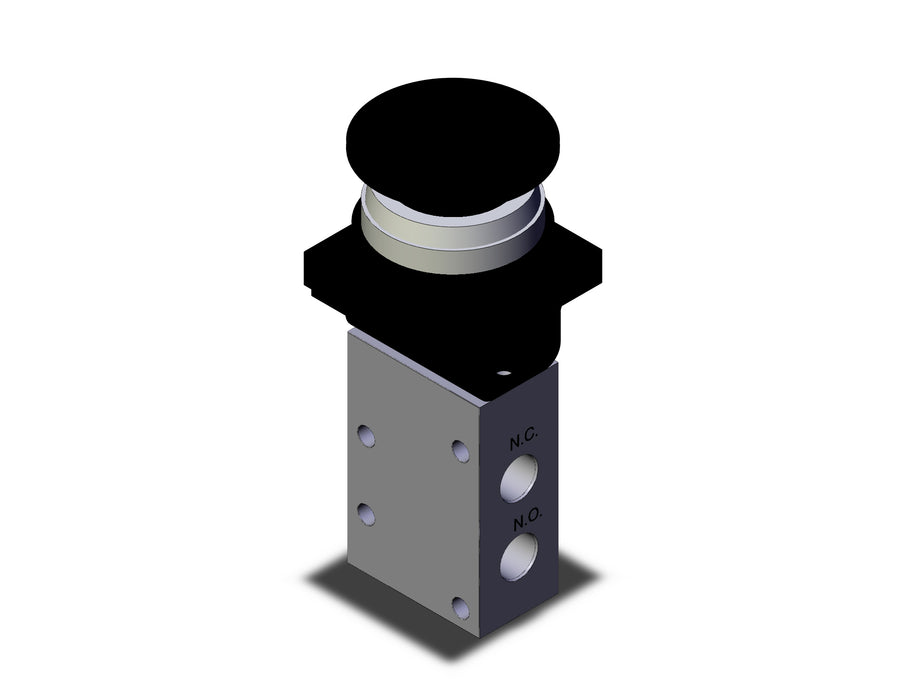 NVM430-N01-30B VALVE, MECH'L 1/8" NPT (BLACK)