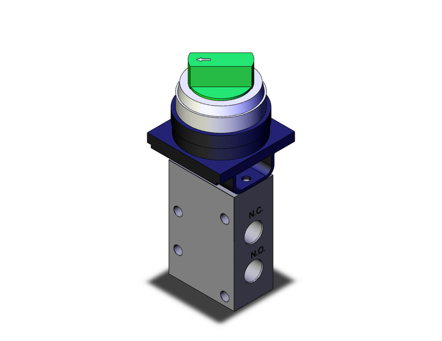 NVM430-N01-34G VALVE, MECH'L 1/8" NPT (GREEN)