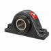 Mounted Cast Iron Two Bolt Pillow Block Tapered Roller 52100 Bearing Steel Double Collar Mount Lock