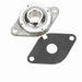 Sealmaster CRBFTS-PN20 RMW Mounted Ball Bearings, Phosphorous Nickel Coated Bearing, 2 Bolt Flange Bearings, 1-1/4" Diameter, Stainless Steel Housing, Set Screw Locking, High Performance Seal (HPS), Reduced Maintenance - Lubed for Life, Machined For Bolt on End Cap and Backside Shield Included, Wide Inner Race