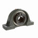 Sealmaster NPMH-24T Mounted Ball Bearings, Black Oxide Bearing, Pillow Block Bearings, 1-1/2" Diameter, Cast Iron Housing, Concentric Locking, Felt Labyrinth Seal, Wide Inner Race