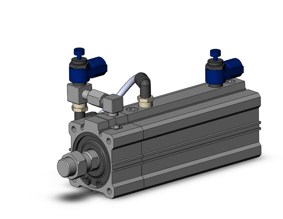 RDLQA50-100M-BL Cyl, Compact, Air Cushion & Lock, Sw Cap