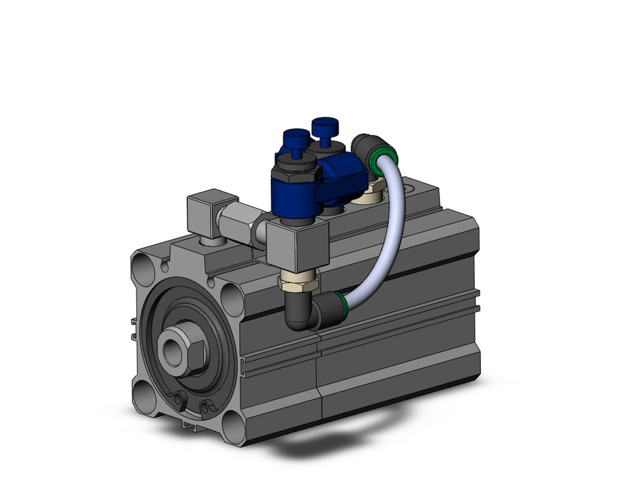 RDLQB50TN-30-FR Cyl, Compact, Air Cushion & Lock, Sw Cap