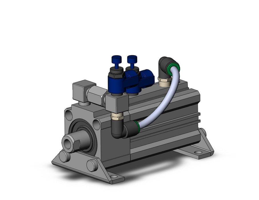 RDLQL32TF-40-FR Cyl, Compact, Air Cushion & Lock, Sw Cap