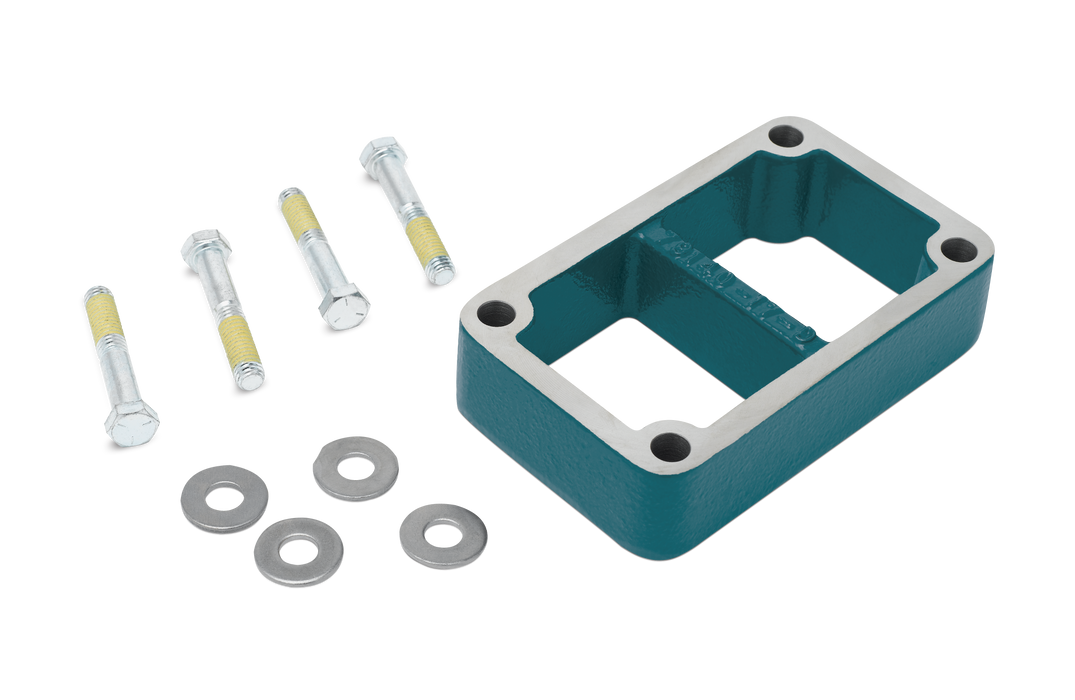 Speed Reducer Tigear-2 Worm Gear Speed Reducers Worm Gear Accessories Riser Block Kit 3.00" Center Distance White Epoxy Paint Washdown 