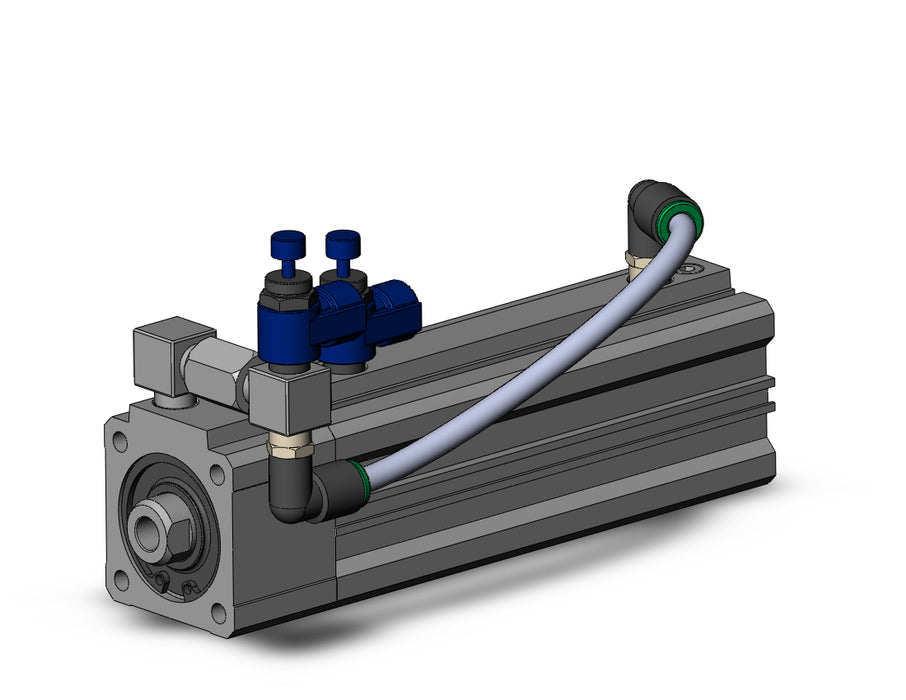 RLQA32TN-100-FR Cyl, Compact, Air Cushion & Lock