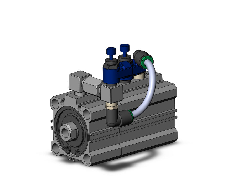 RLQB40TN-20-FR Cyl, Compact, Air Cushion & Lock