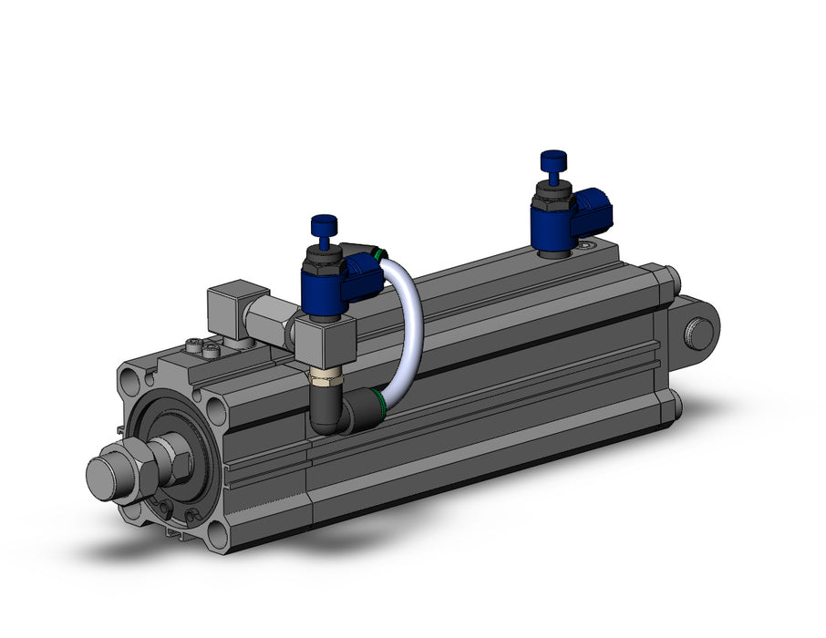 RLQD40TN-100M-BR Cyl, Compact, Air Cushion & Lock
