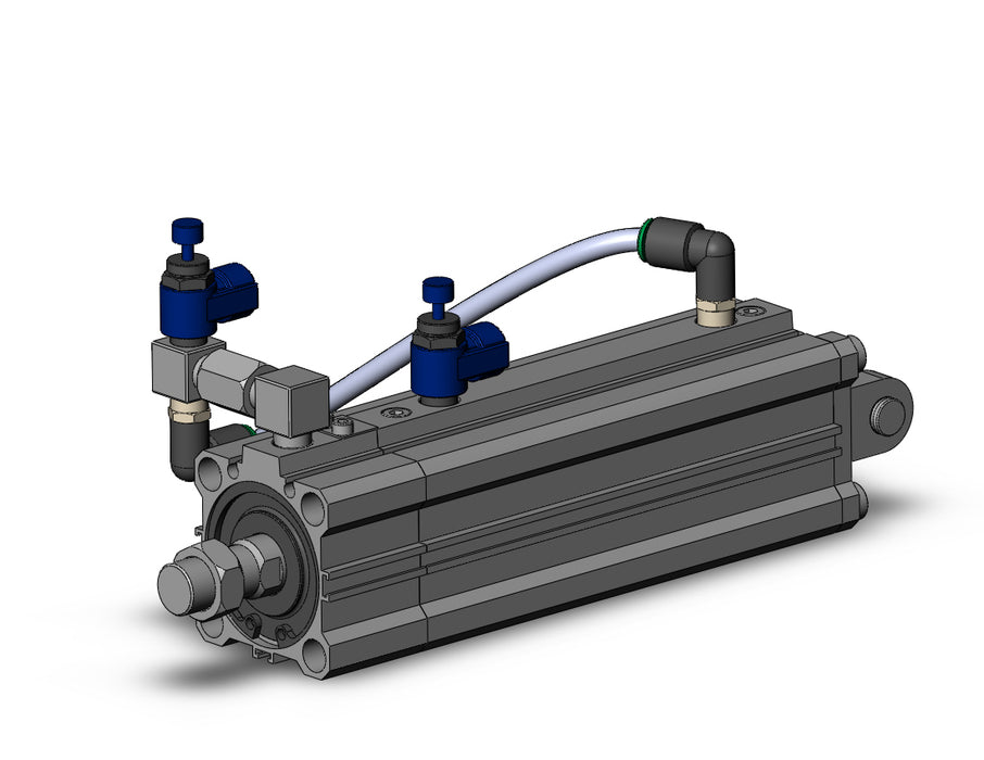 RLQD40TN-100M-FL Cyl, Compact, Air Cushion & Lock