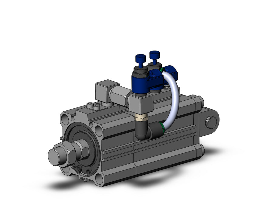 RLQD40TN-20M-BR Cyl, Compact, Air Cushion & Lock
