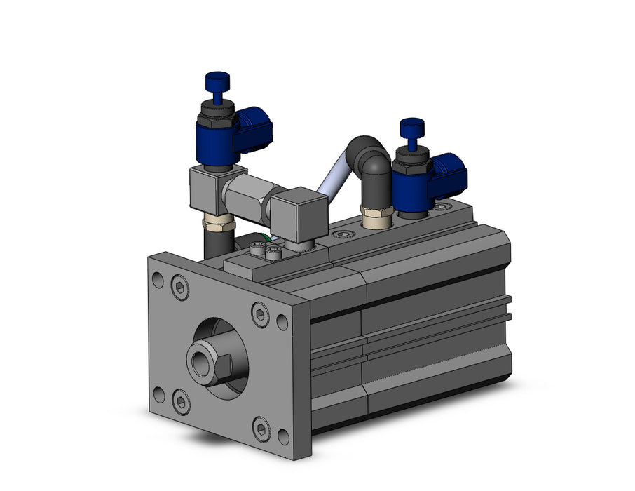 RLQF40TN-20-BL Cyl, Compact, Air Cushion & Lock