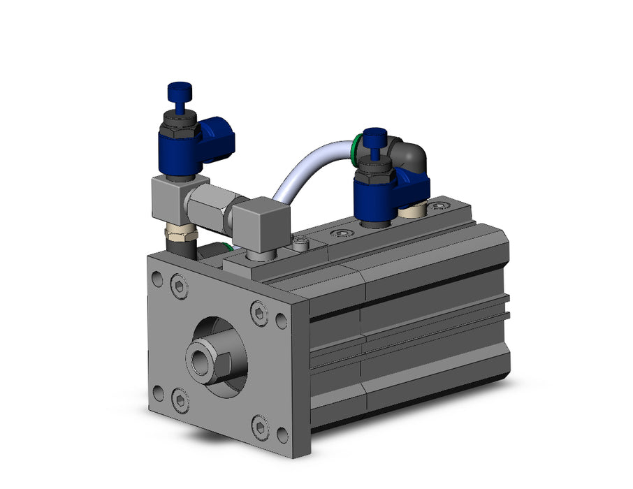 RLQF40TN-20-FL Cyl, Compact, Air Cushion & Lock