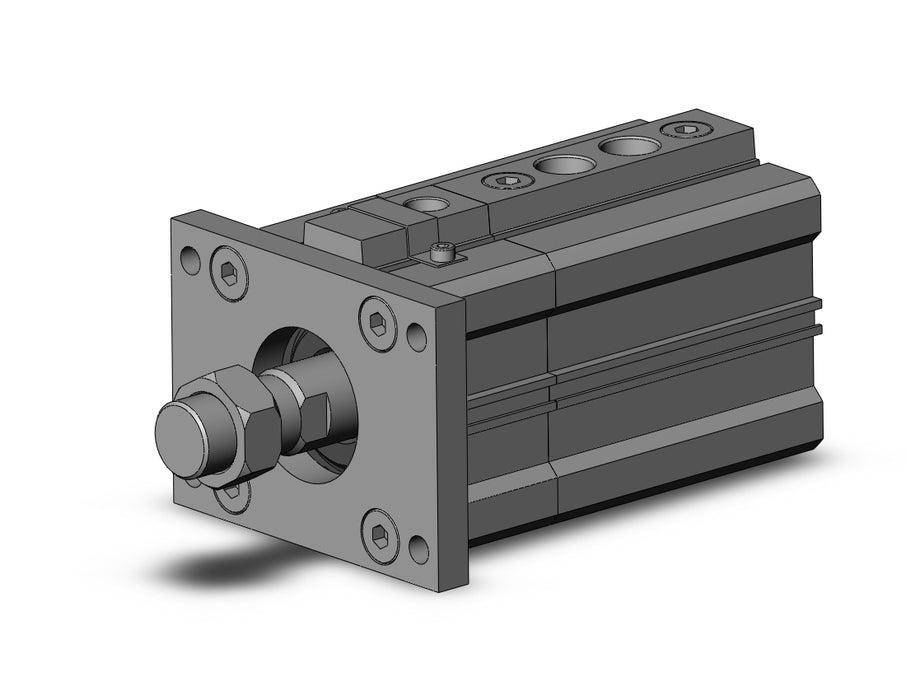 RLQF50-30M-B Cyl, Compact, Air Cushion & Lock