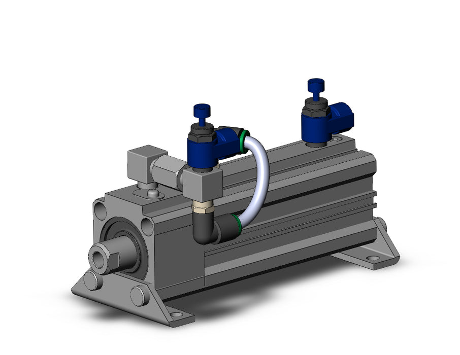 RLQL32TN-75-BR Cyl, Compact, Air Cushion & Lock