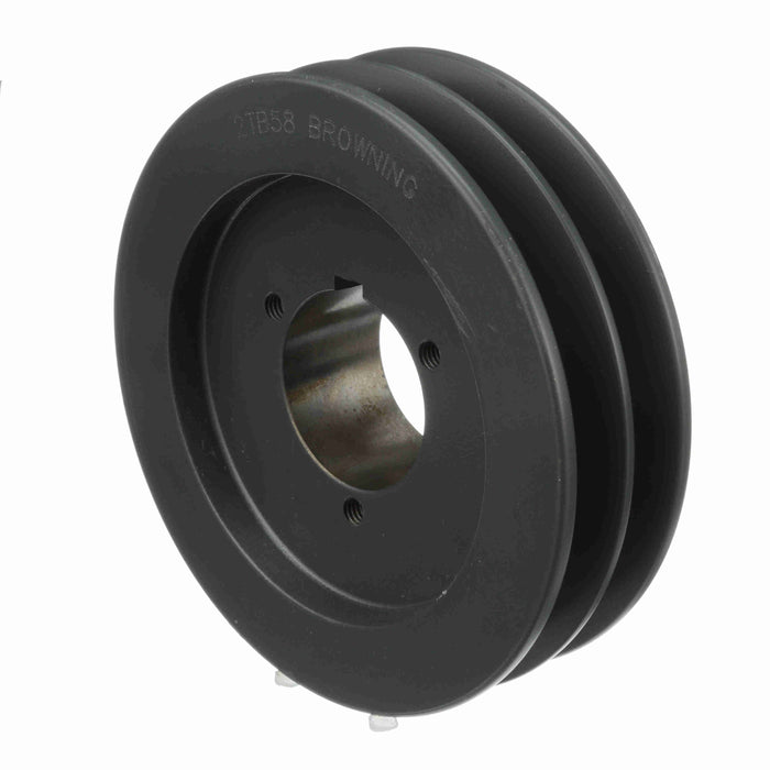 2 Groove Cast Iron Bushed Bore Multiple Sheave