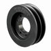 2 Groove Cast Iron Bushed Bore Multiple Sheave