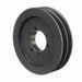 2 Groove Cast Iron Bushed Bore Multiple Sheave