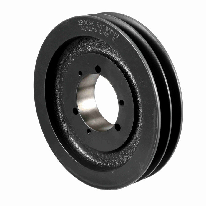2 Groove Cast Iron Bushed Bore Multiple Sheave