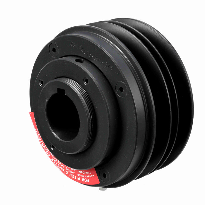 2 Groove Cast Iron Finished Bore Multiple Variable Pitch Sheave