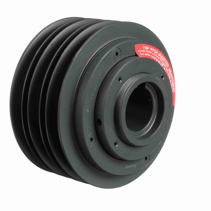 4 Groove Cast Iron Finished Bore Multiple Variable Pitch Sheave