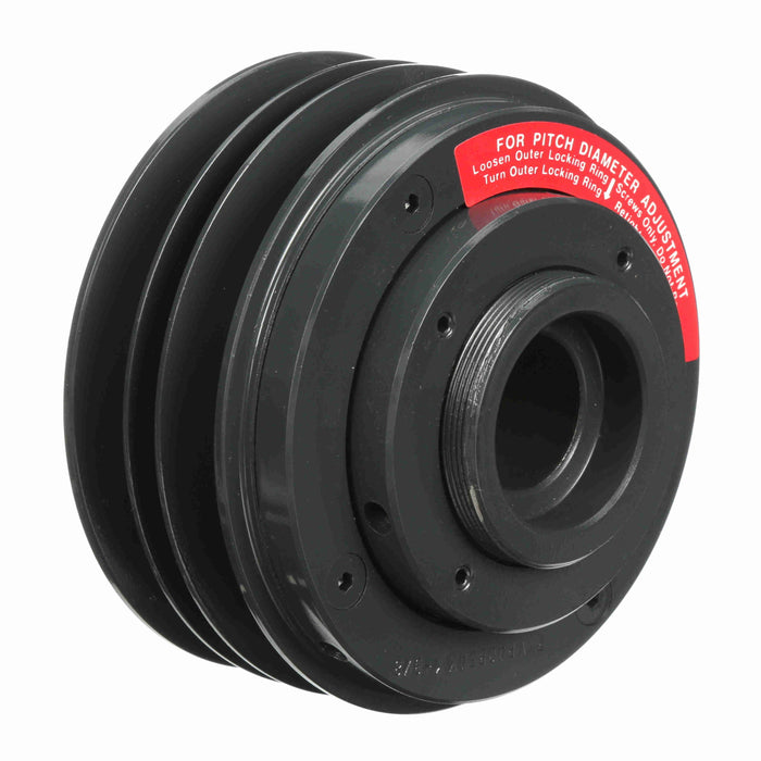 2 Groove Cast Iron Finished Bore Multiple Variable Pitch Sheave