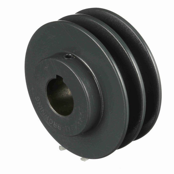 2 Groove Cast Iron FHP - Finished Bore Sheave
