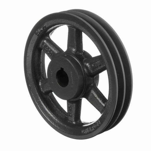 2 Groove Cast Iron FHP - Finished Bore Sheave