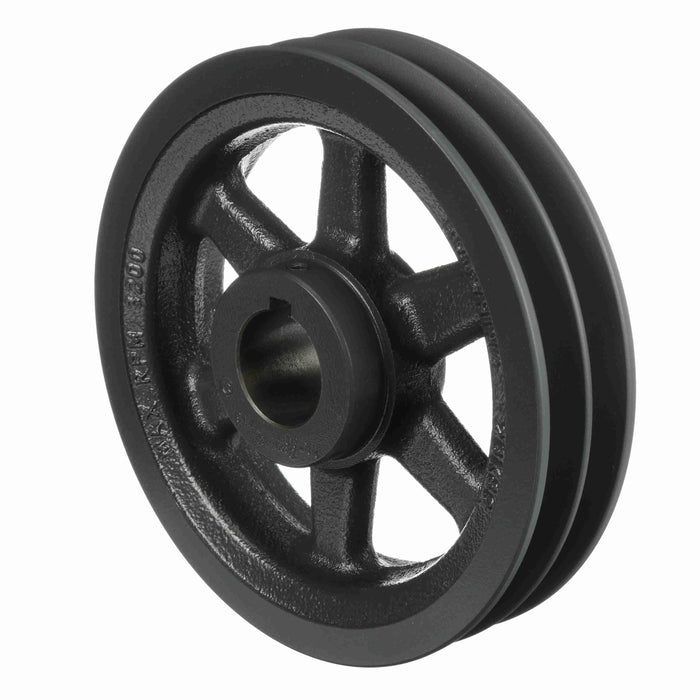 2 Groove Cast Iron FHP - Finished Bore Sheave