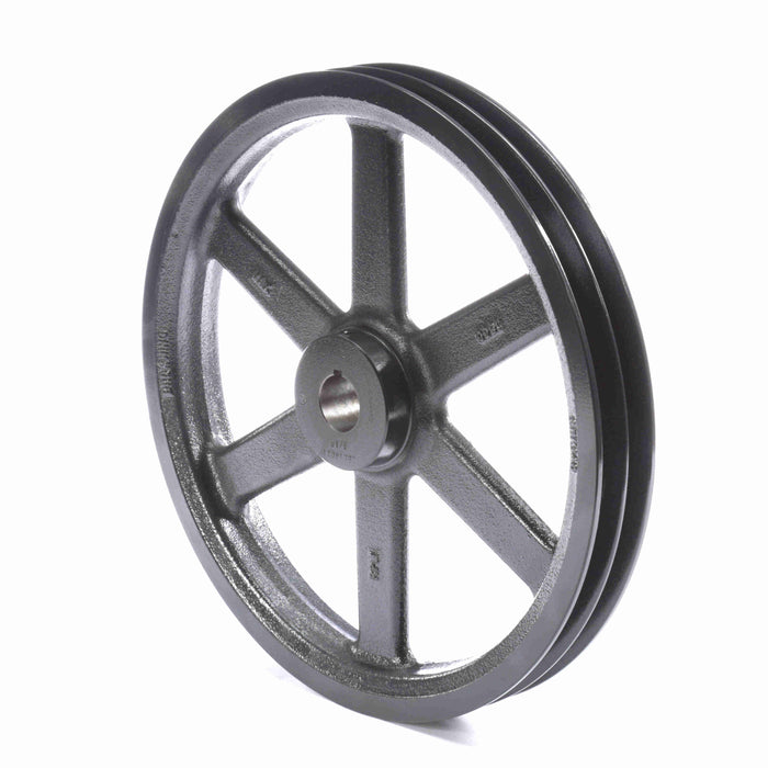2 Groove Cast Iron FHP - Finished Bore Sheave
