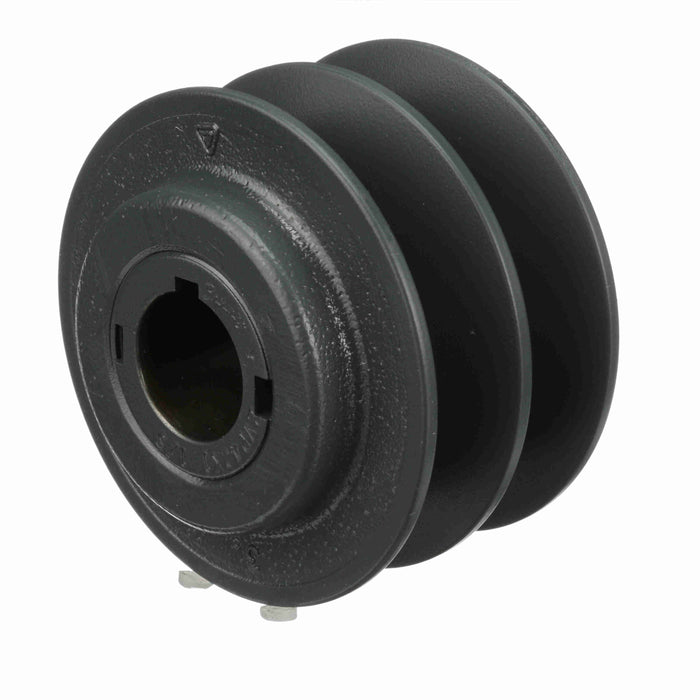 2 Groove Cast Iron Finish Bore FHP Variable Pitch Sheave